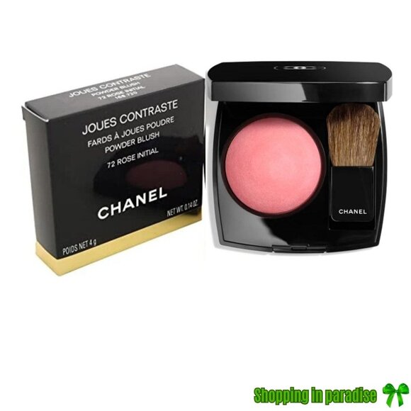 CHANEL Joues Contraste Powder Blush in 72 Rose Inital - Picture 1 of 2